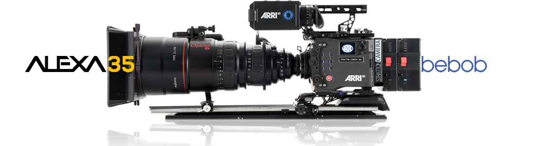 ARRI Alexa 35, bebob batteries, Angenieux 12-1 zoom