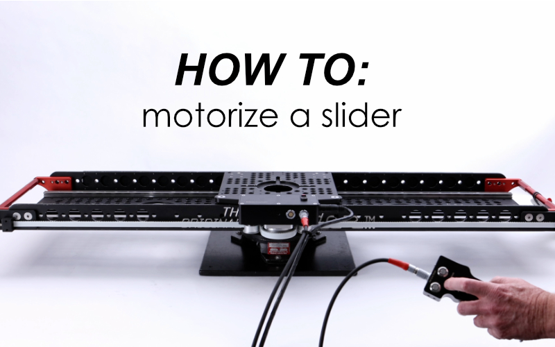 How to motorize a slider